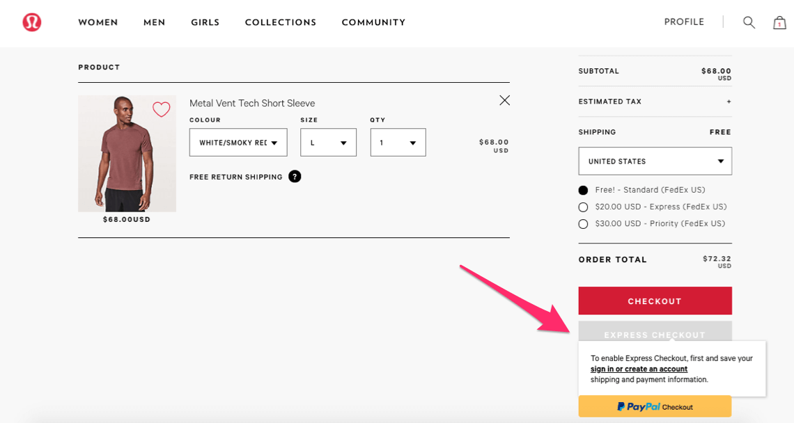 Ecommerce Express Checkout | PixelChefs